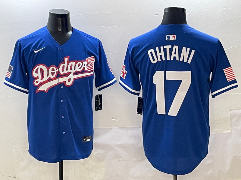 Men's Los Angeles Dodgers Shohei Ohtani #17 Royal Team Jersey